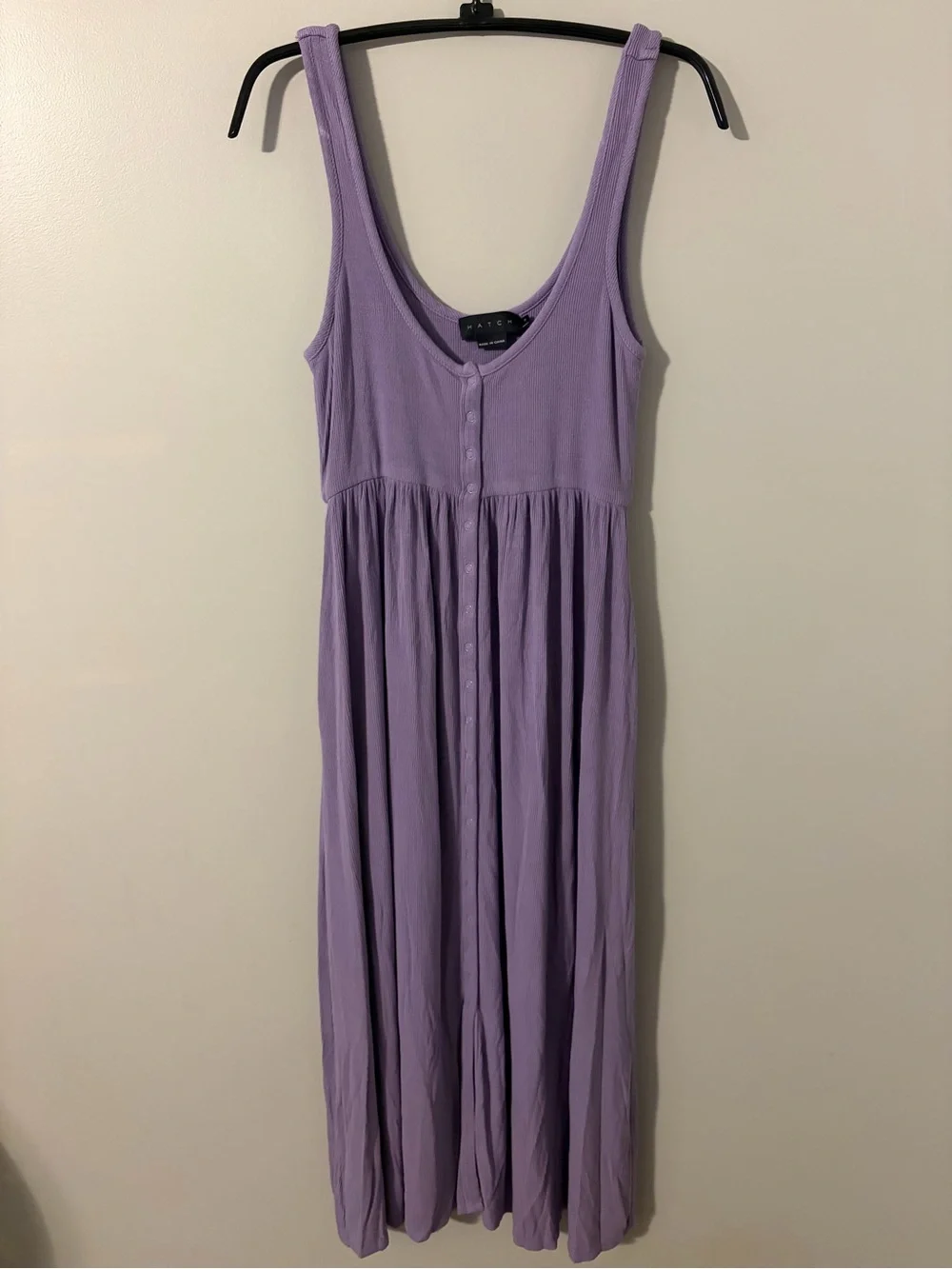 Hatch maternity softest ribbed nursing tank dress wisteria 0 xs - Picture 3 of 7